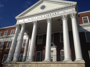 The library at the University of Maryland, aka my new home for the next several years! 